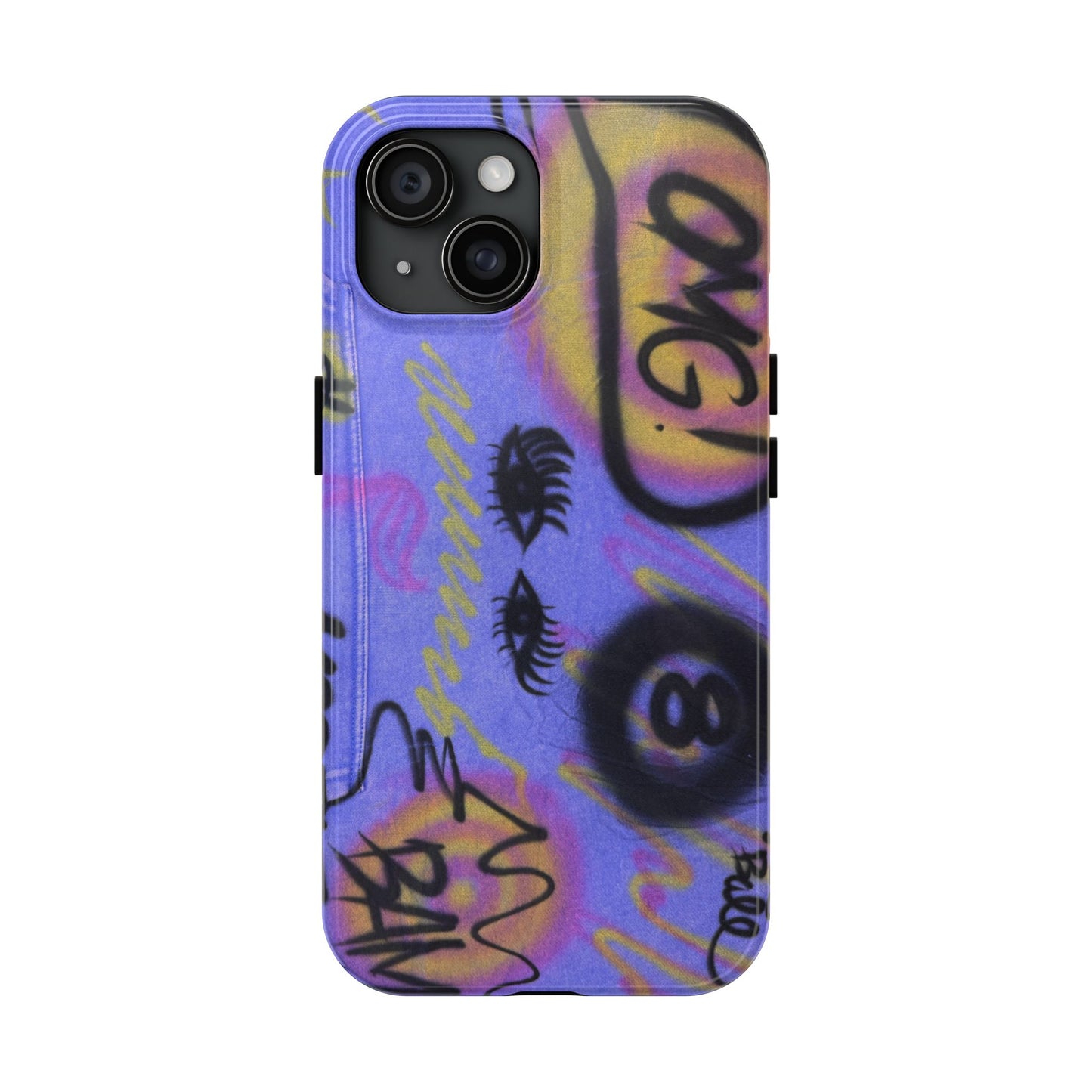 "eye$ on lies" airbrush iPhone case
