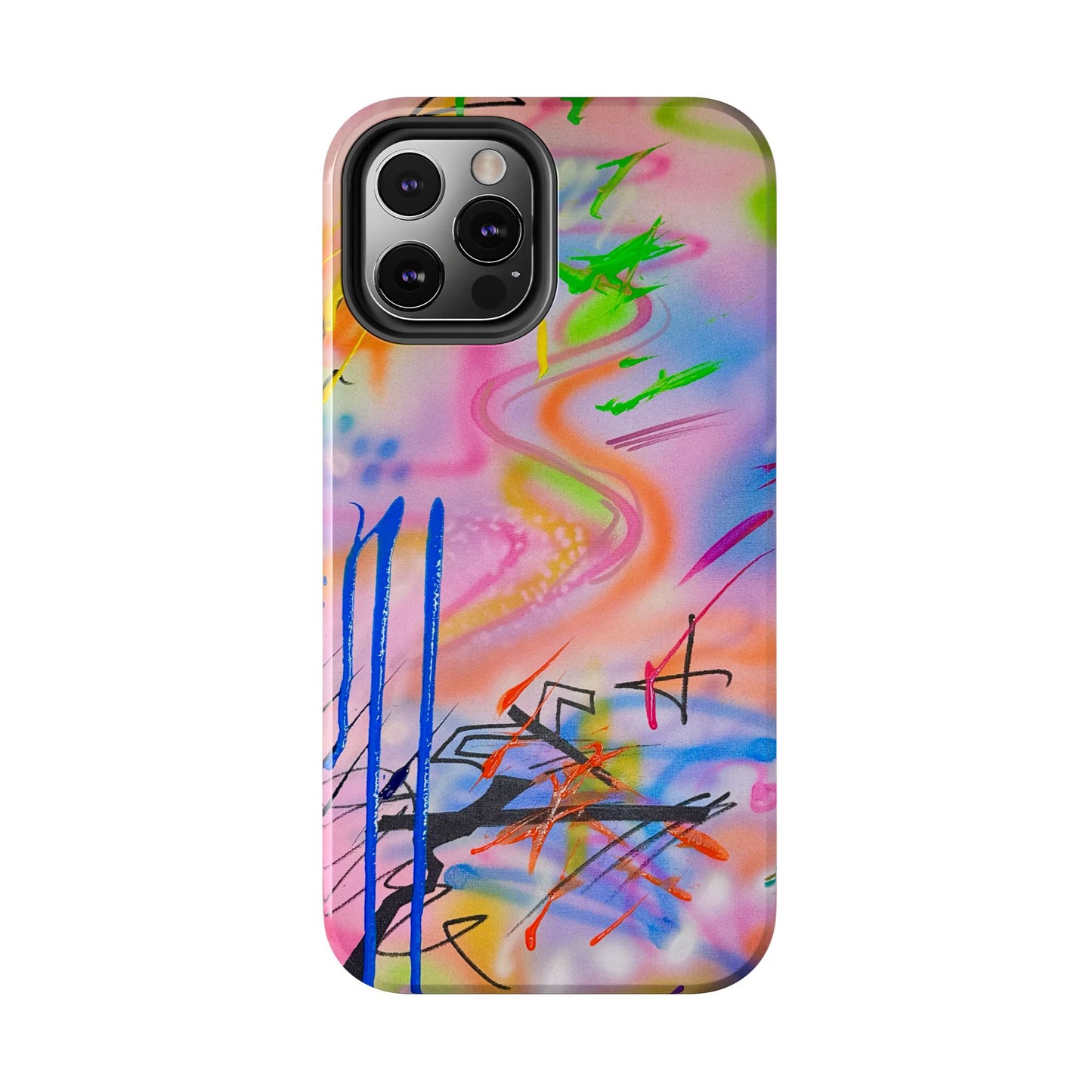 "neon haze" airbrush iPhone case