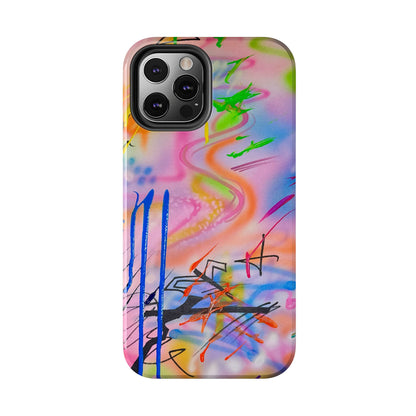 "neon haze" airbrush iPhone case