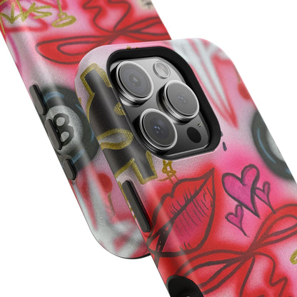 MagSafe "IT girl" airbrush iPhone case