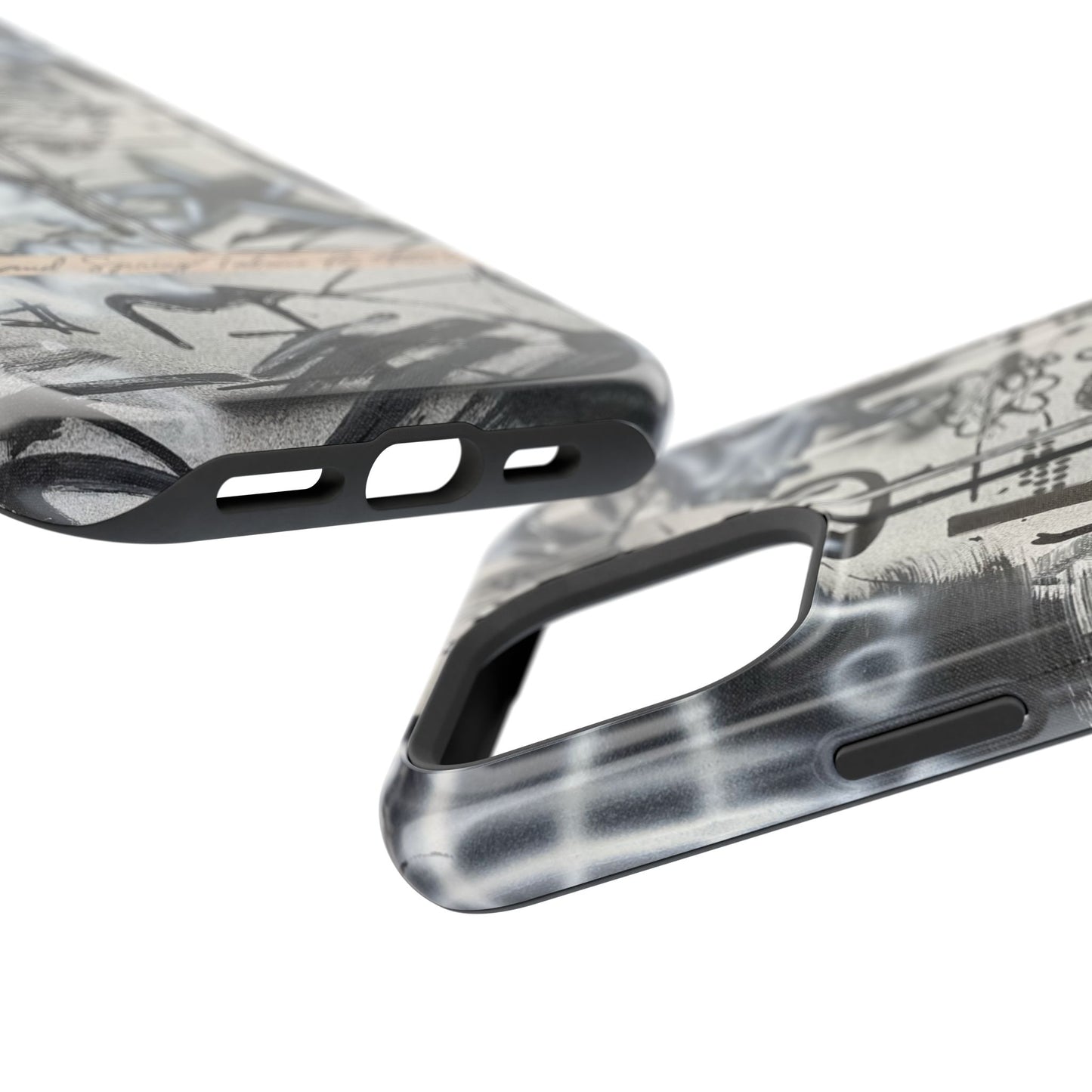 MagSafe "monochrome mood" airbrush iPhone case