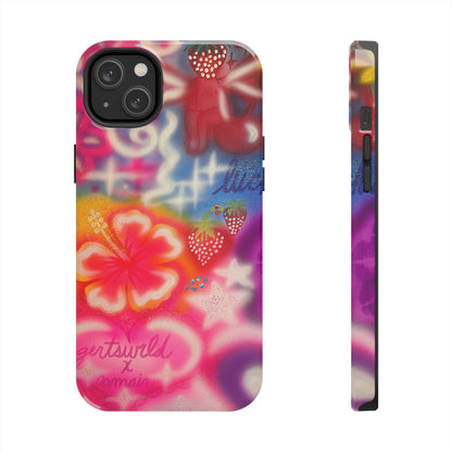 "luck and luv" airbrush iPhone case