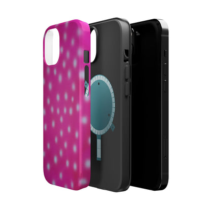 MagSafe "bubblegum polka dot" airbrush iPhone case