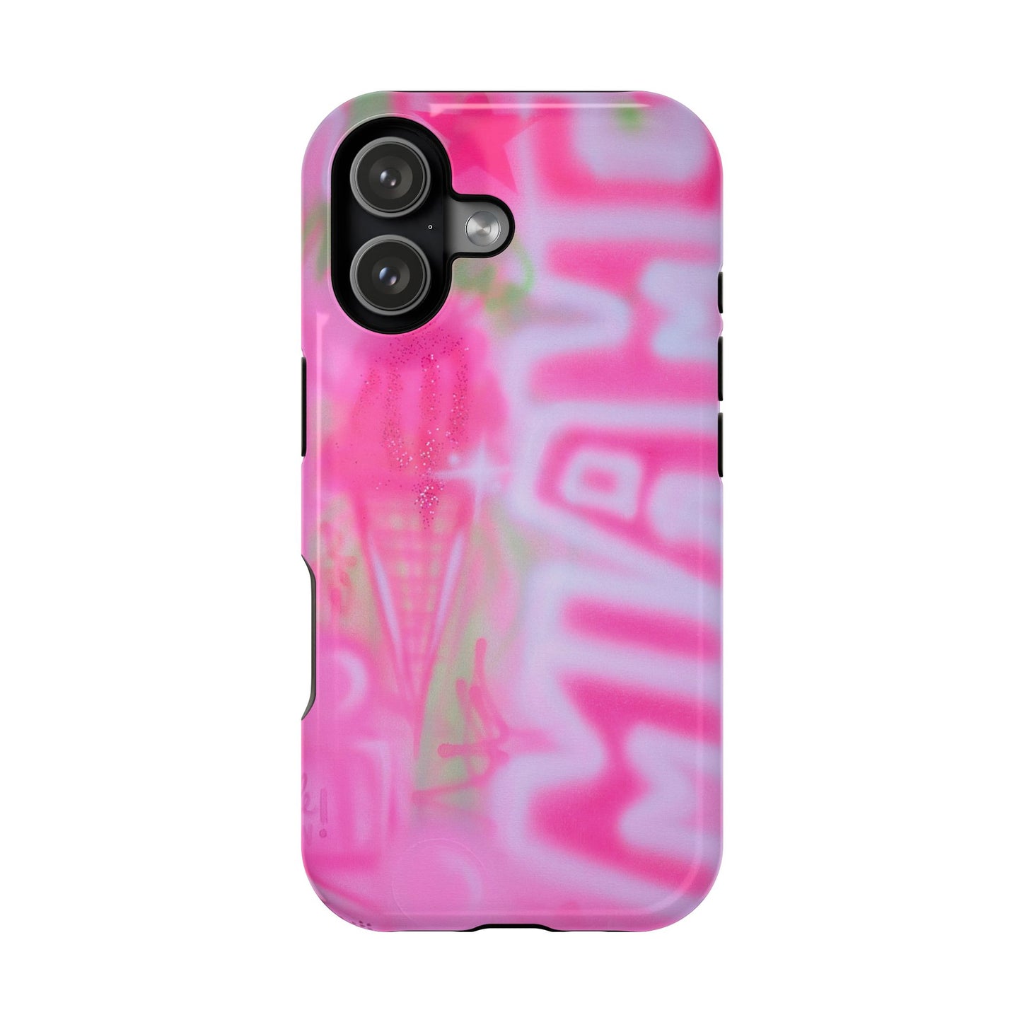MagSafe "sunset sorbet" airbrush iPhone case