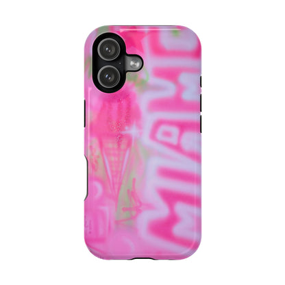 MagSafe "sunset sorbet" airbrush iPhone case