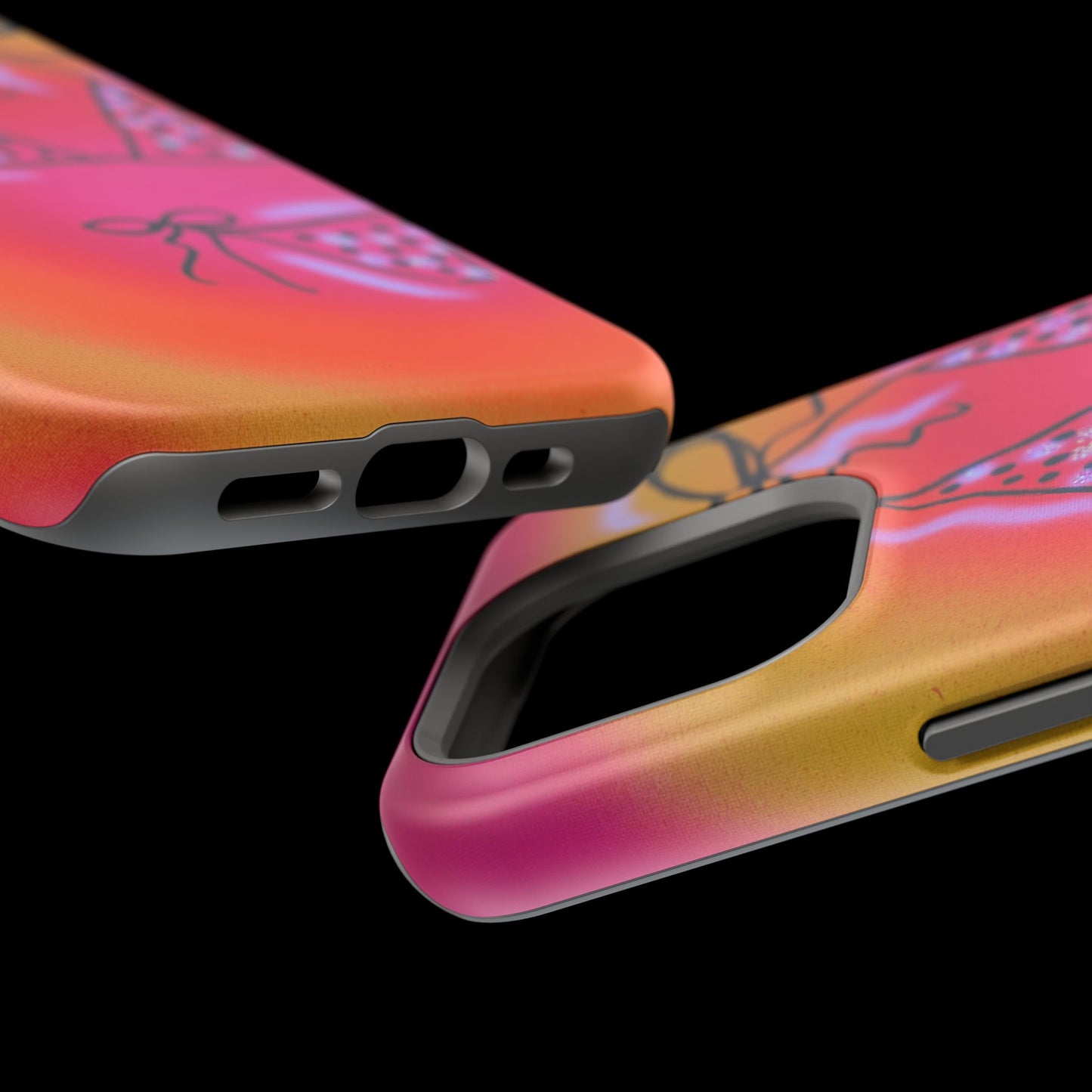 MagSafe "glitter bikini" airbrush iPhone case