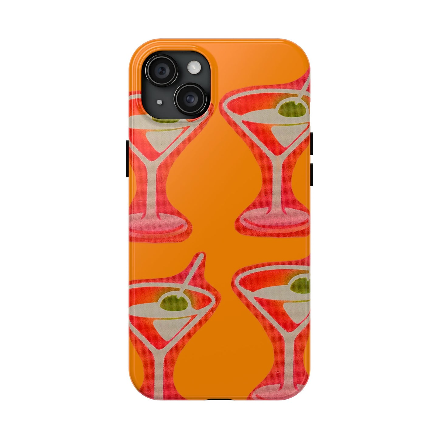 "shaken, not stirred” airbrush iPhone case
