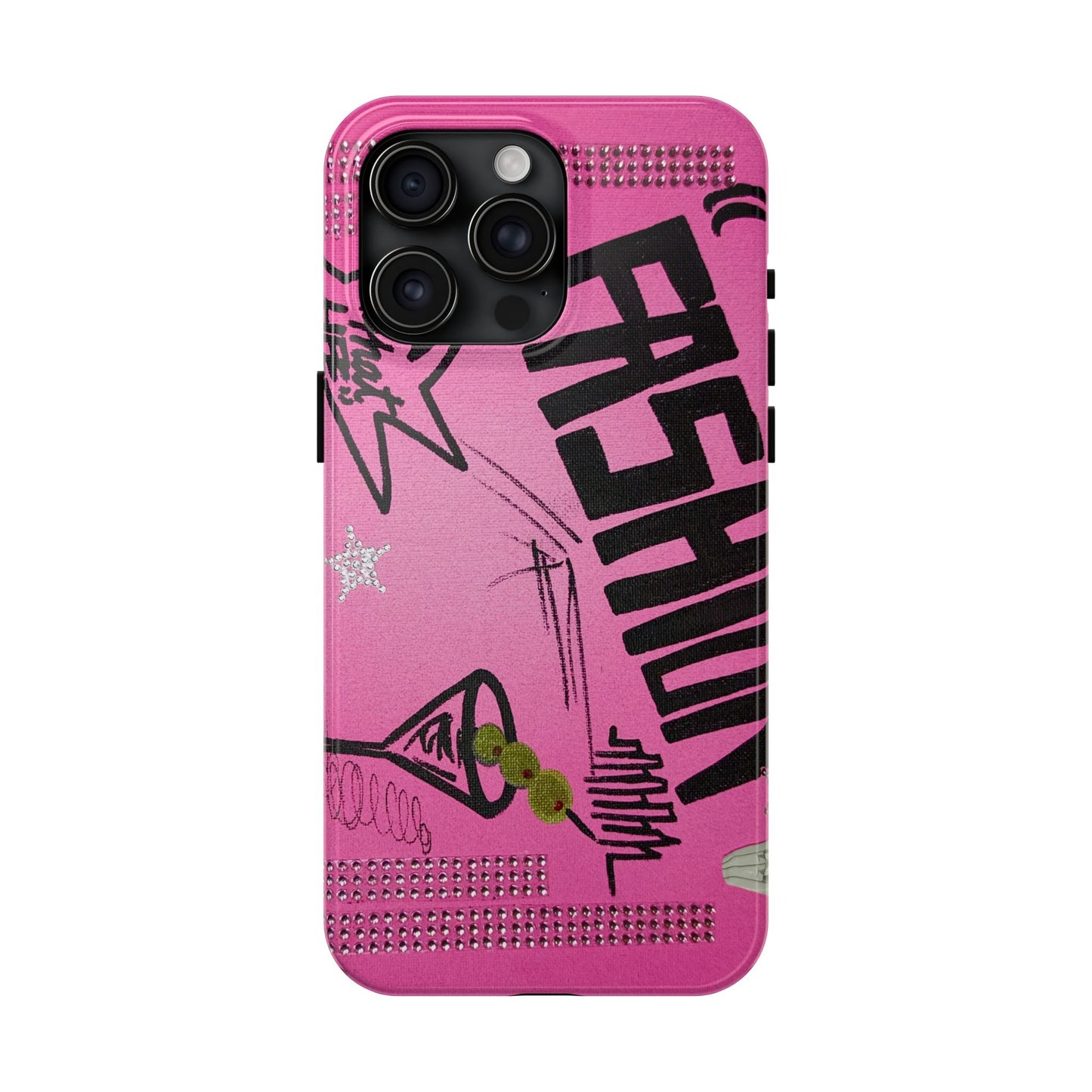 "high fashion pt. 2" airbrush iPhone case