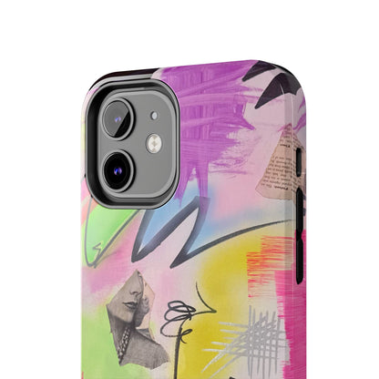 "pastel static" airbrush iPhone case
