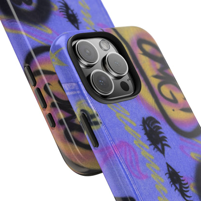 "eye$ on lies" airbrush iPhone case