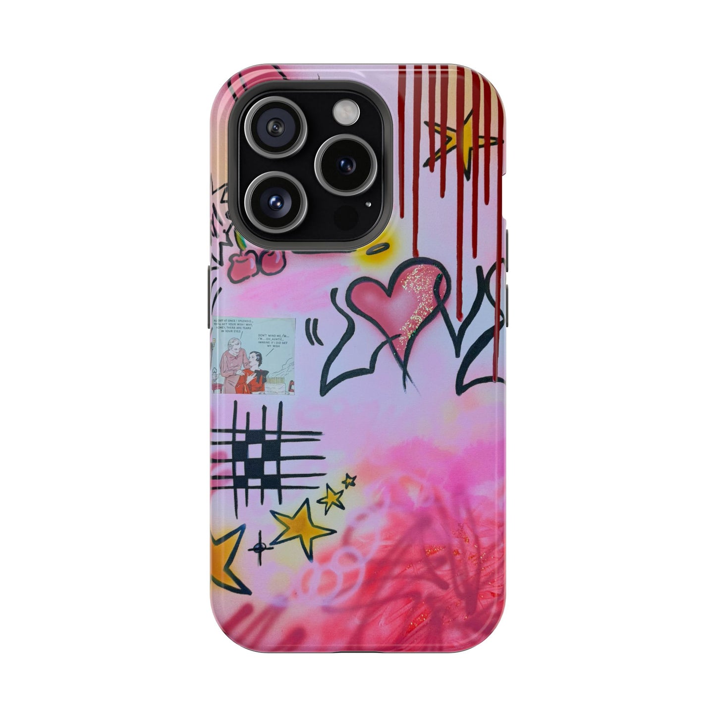MagSafe "cherry. luvr" Airbrush iPhone-Hülle