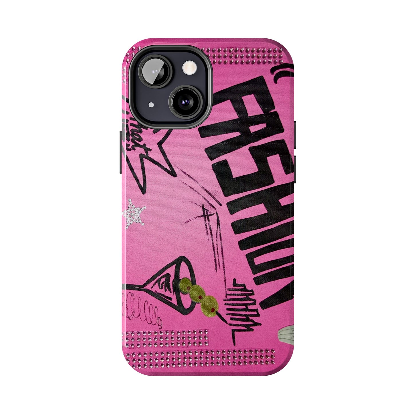 "high fashion pt. 2" airbrush iPhone case