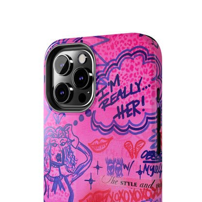 "really "HER!" airbrush iPhone case