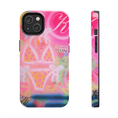 "santa monica strawberry" airbrush iPhone case