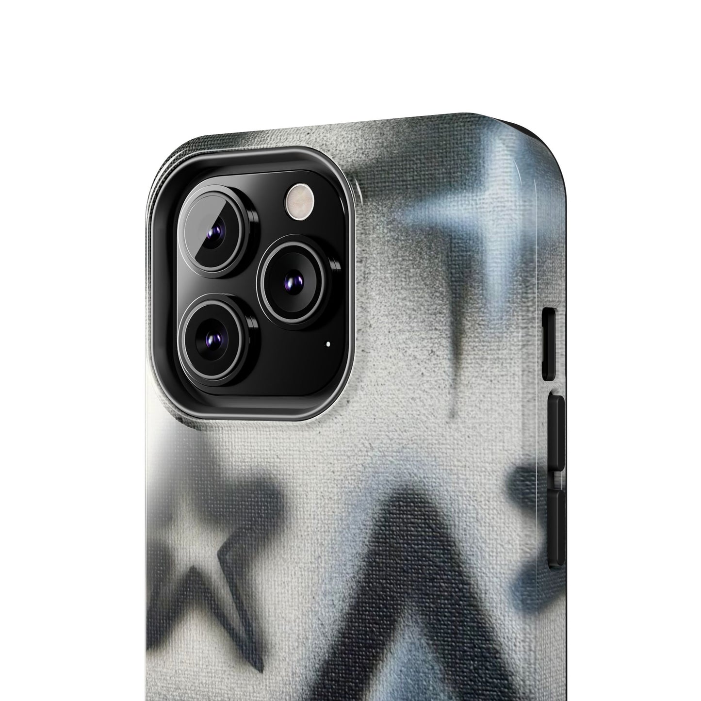 "black & white stars" airbrush iPhone case