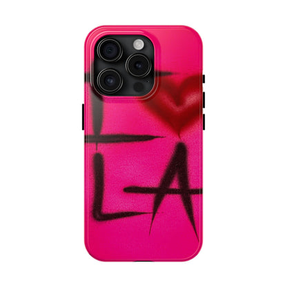 "I <3 LA" airbrush iPhone case