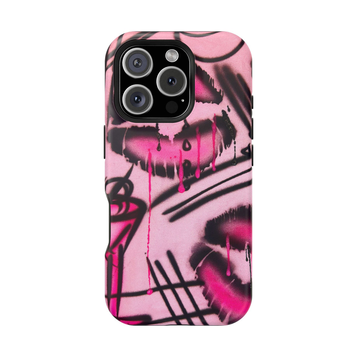 MagSafe "glossy pout" airbrush iPhone case