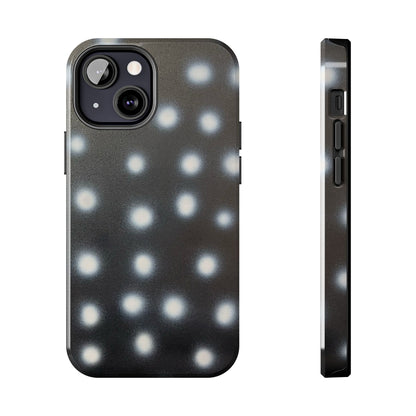 "coconut noir polka dot" airbrush iPhone case