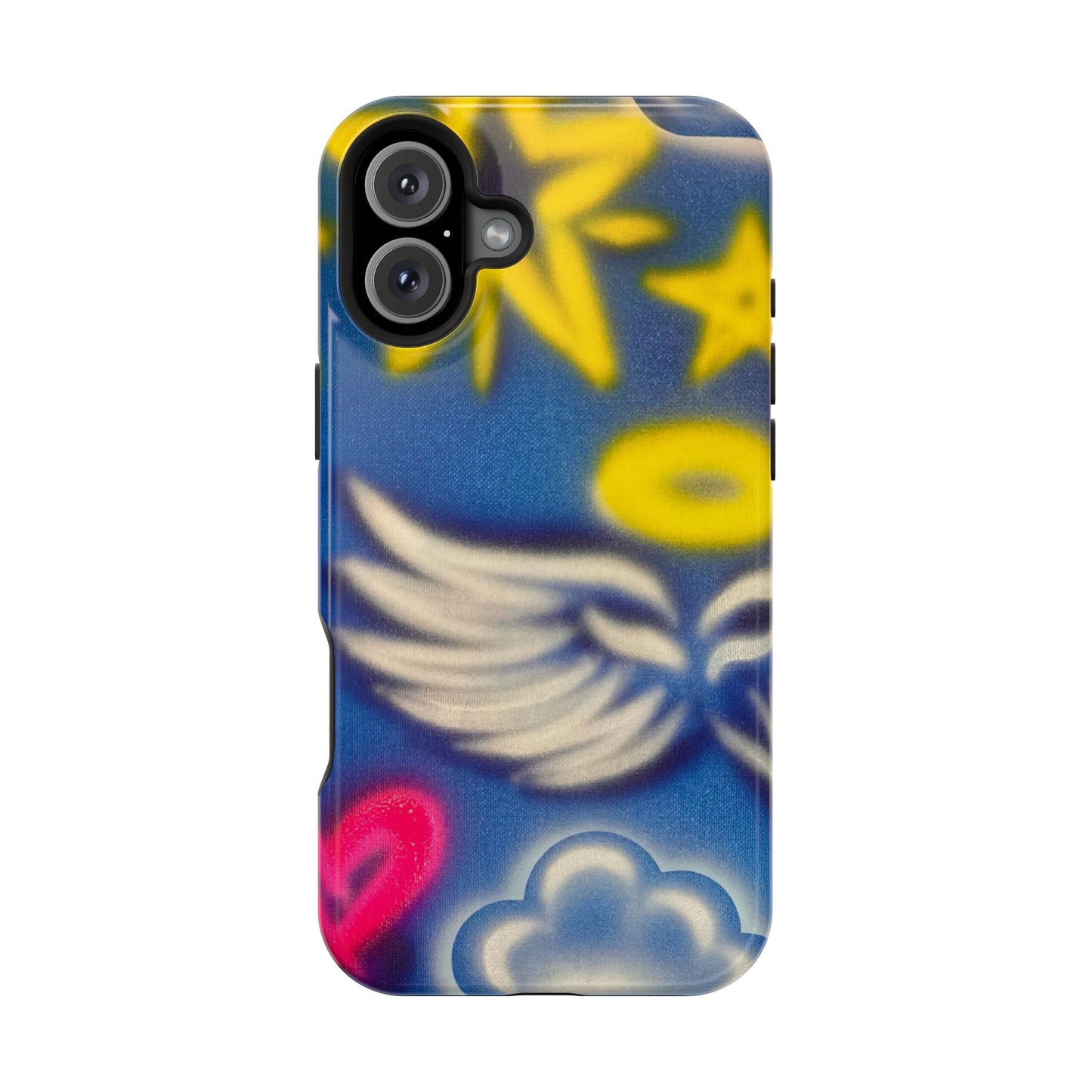 MagSafe "celestial halo" airbrush iPhone case