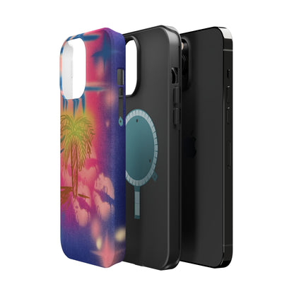 MagSafe "glowy night" airbrush iPhone case