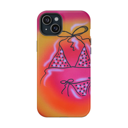 MagSafe "glitter bikini" airbrush iPhone case