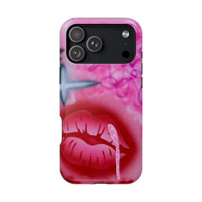 MagSafe limited edition "glitter aura" airbrush iPhone case