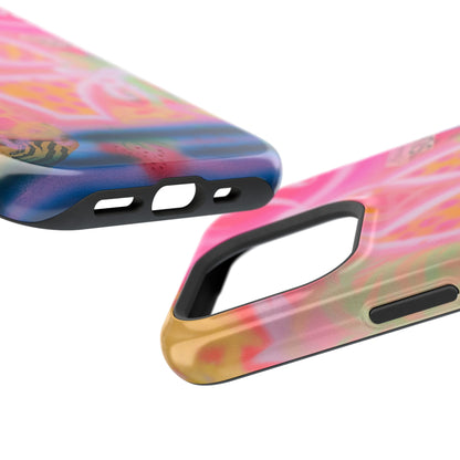 MagSafe "santa monica strawberry" airbrush iPhone case