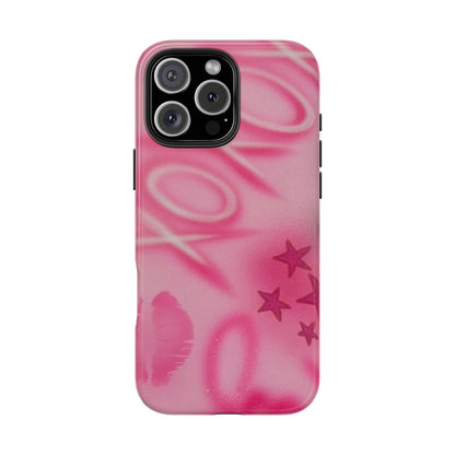 "perfectly pink" airbrush iPhone case