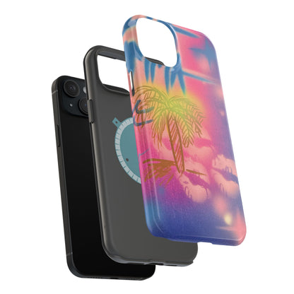 MagSafe "glowy night" airbrush iPhone case
