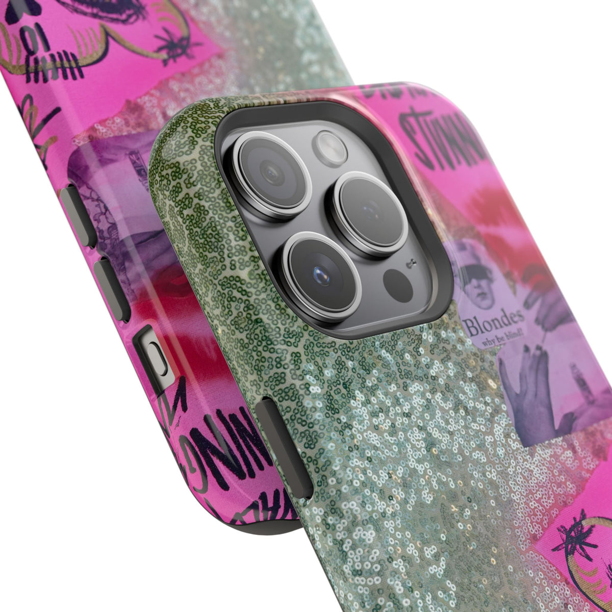 MagSafe "glitter gloss" airbrush iPhone case