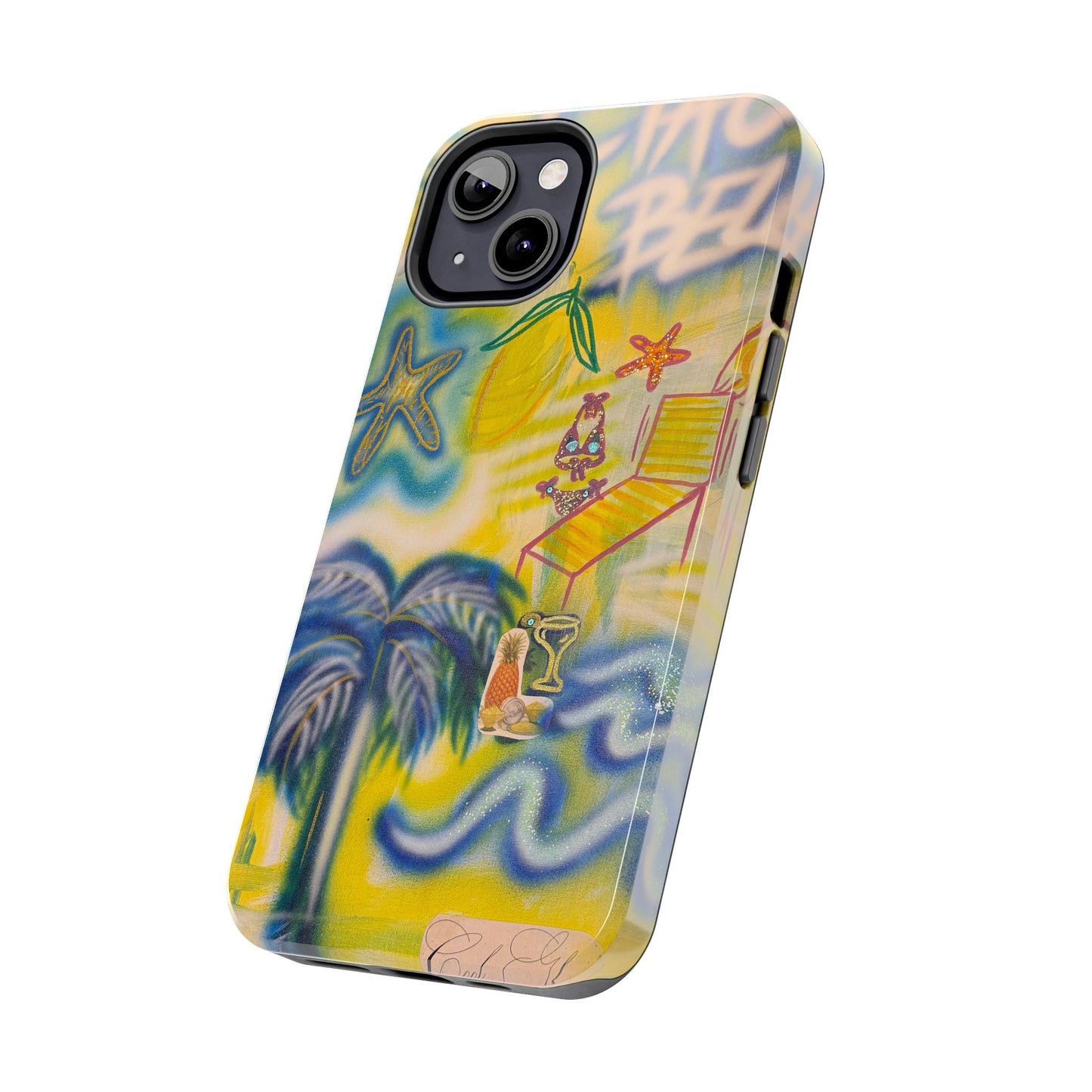 "ciao bella" airbrush iPhone case