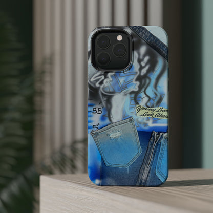 MagSafe "young lovers" airbrush iPhone case