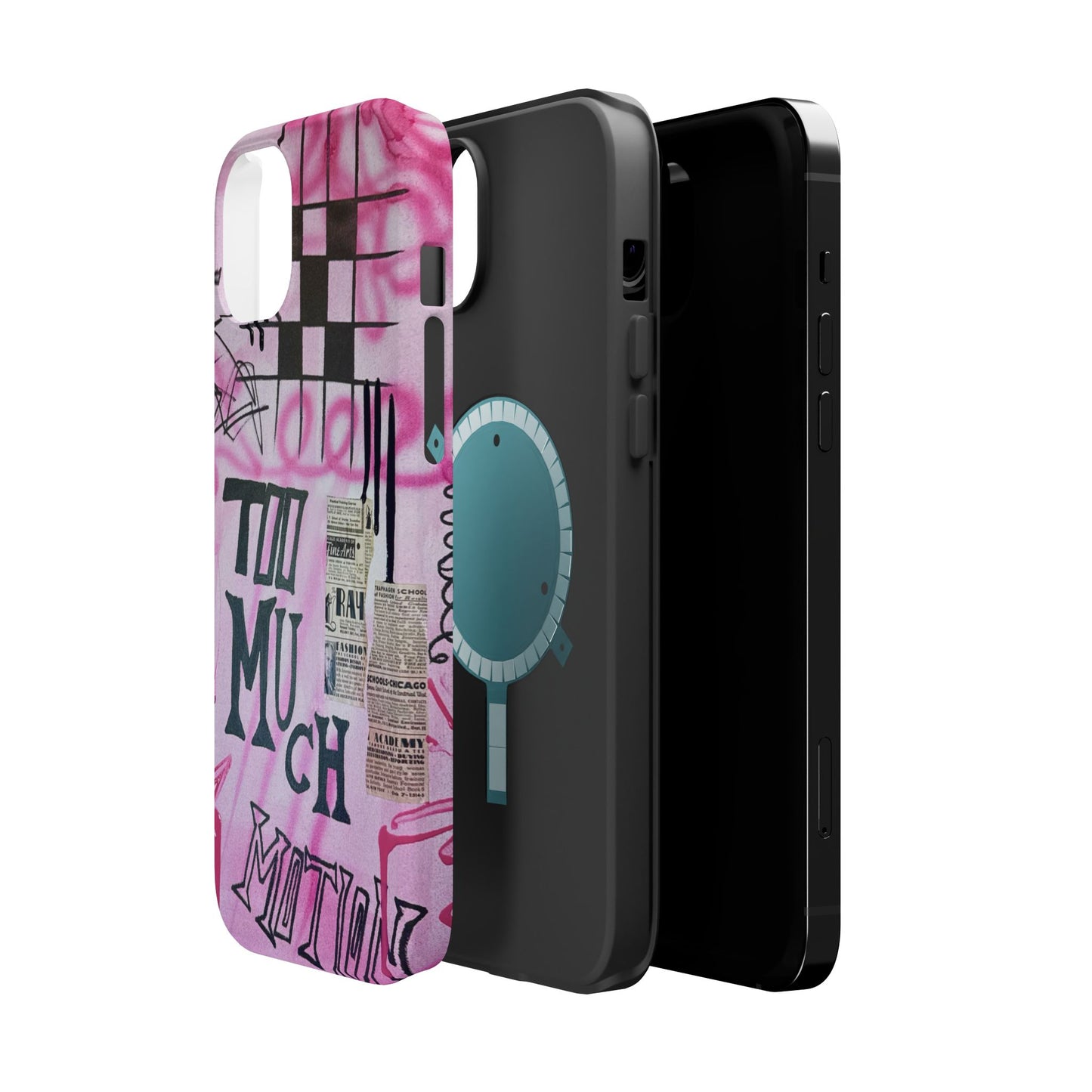 MagSafe "too much motion" airbrush iPhone case