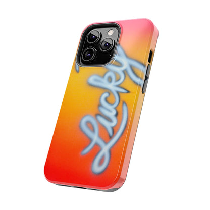 "lucky" airbrush iPhone case