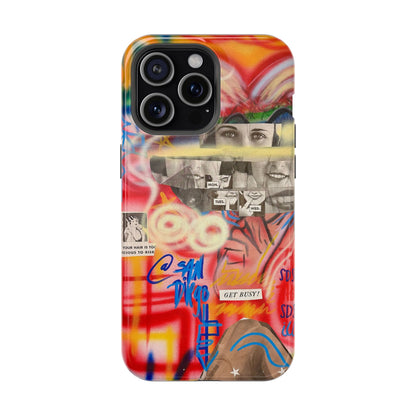 MagSafe Limited Edition "Get Busy" Airbrush iPhone Hülle