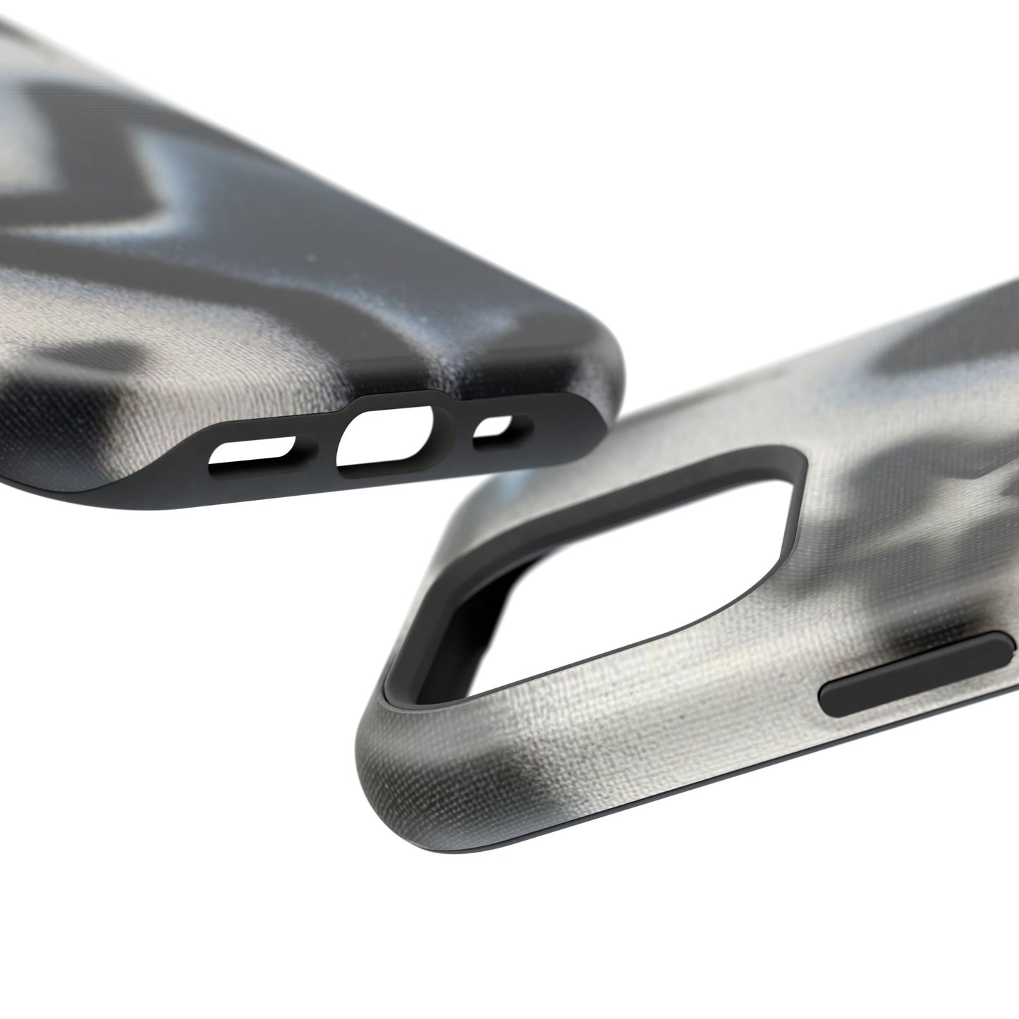 MagSafe "black & white stars" airbrush iPhone case