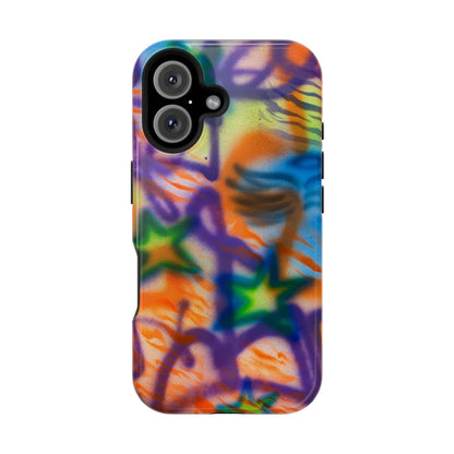 MagSafe "streetwear angel" airbrush iPhone case