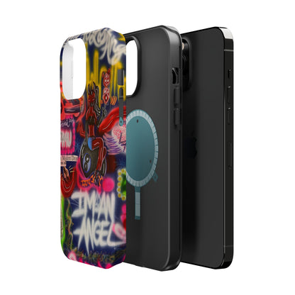 MagSafe "im an angel" airbrush iPhone case