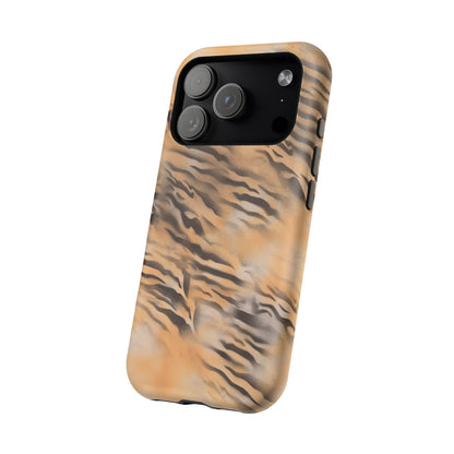 MagSafe "neutral tiger" airbrush iPhone case