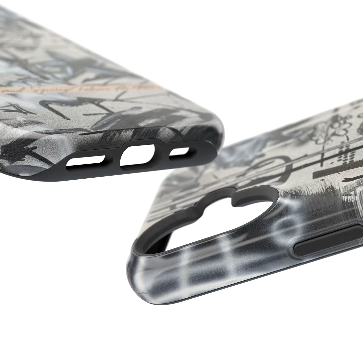MagSafe "monochrome mood" airbrush iPhone case