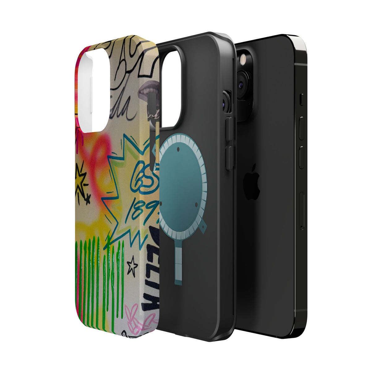 MagSafe "ferocious florida" airbrush iPhone case