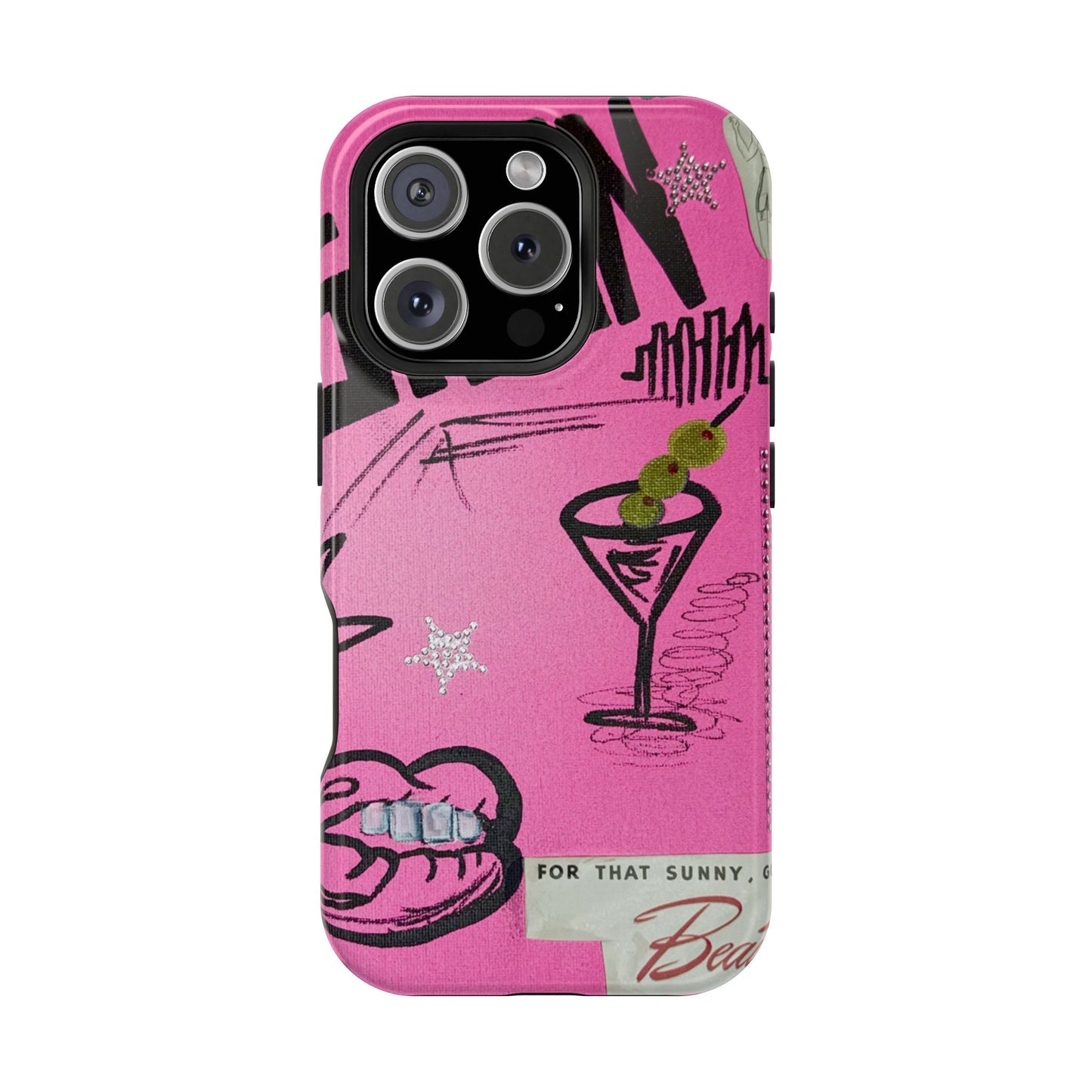 MagSafe "high fashion" airbrush iPhone case