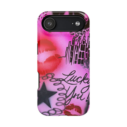 MagSafe "ulterior motive" airbrush iPhone case