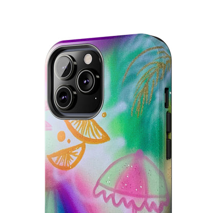 "on the beach" airbrush iPhone case