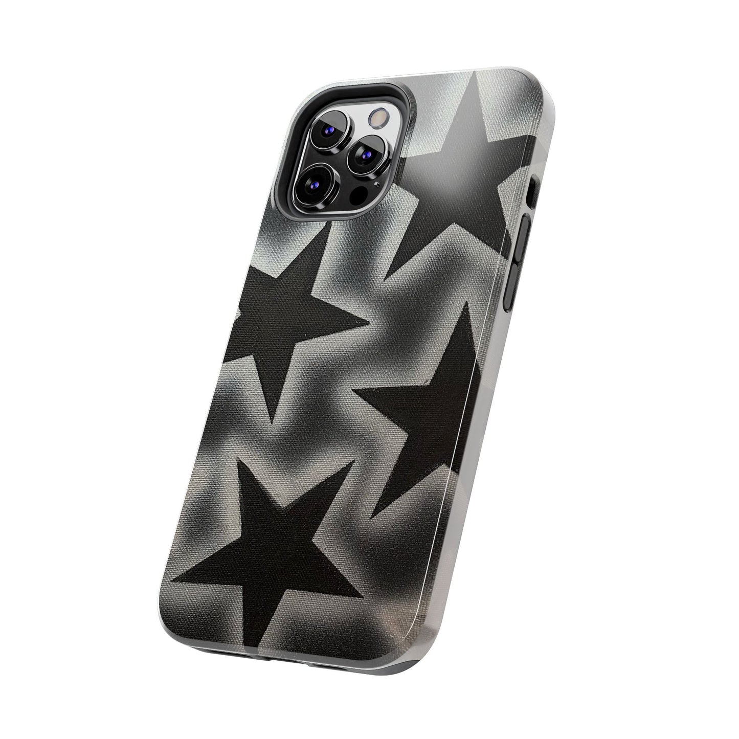 "chrome stars" airbrush iPhone case