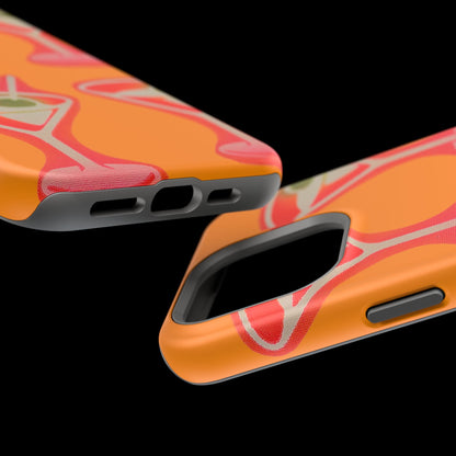 MagSafe "geschüttelt, nicht gerührt" Airbrush iPhone Hülle