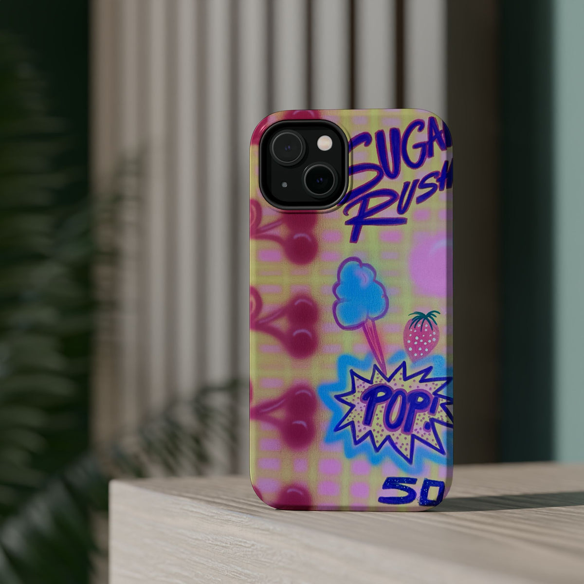 MagSafe "sugar rush" airbrush iPhone case