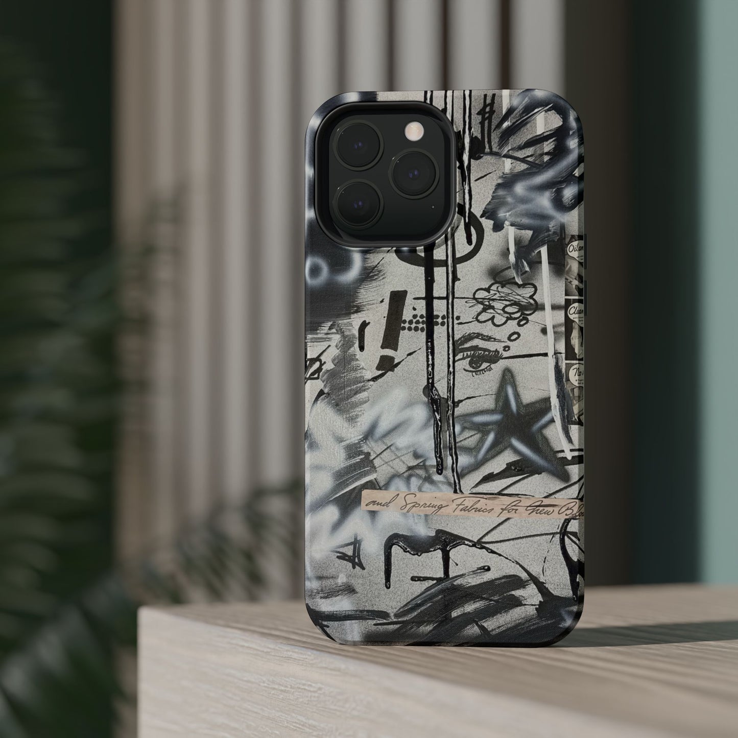 MagSafe "monochrome mood" airbrush iPhone case