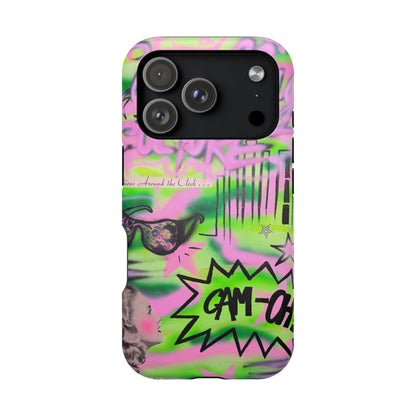 MagSafe "green camo" airbrush iPhone case