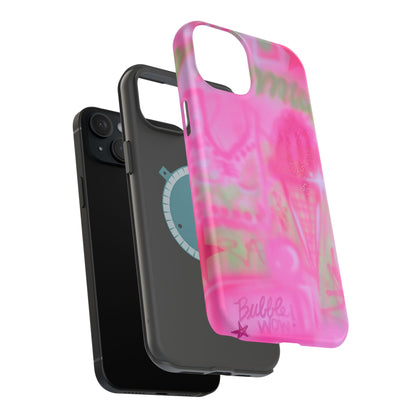 MagSafe "miami matcha" airbrush iPhone case